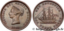 CANADA - NOUVEAU BRUNSWICK 1 Penny Victoria 1843 