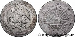 MEXIQUE 8 Reales contremarques 1878 San Luis Potosi