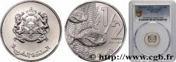 MOROCCO 1/2 Dirham “Le poisson, le corail et la protection des fonds marins” emblème AH1432 2011 Salé