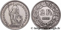 SUISSE 2 Francs Helvetia 1939 Berne