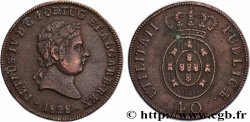 PORTUGAL 1 Pataco ou 40 reis Pierre IV 1828 