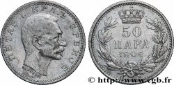 SERBIA 50 Para Pierre Ier 1904  VF 
