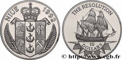 NIUE 10 Dollars Proof The Resolution 1992 