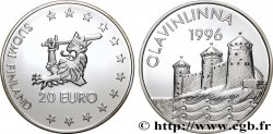 FINLANDE 20 Euro Proof lion héraldique / Olavinlinna (la forteresse d’Olaf),  1996  