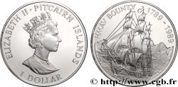 PITCAIRN ISLANDS 1 Dollar Proof 200e anniversaire du HMAV Bounty 1989 