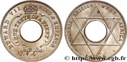 AFRIQUE OCCIDENTALE BRITANNIQUE 1/10 Penny Edouard VII 1908 Londres