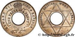 AFRIQUE OCCIDENTALE BRITANNIQUE 1/10 Penny Edouard VII 1908 Londres