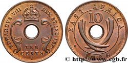 AFRIQUE DE L EST 10 Cents frappe au nom d’Edouard VIII 1936 Londres