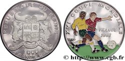 BÉNIN 1000 Francs CFA Proof Coupe du monde de football France 1998 1996 