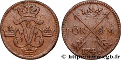 SUÈDE 1 Ore 1748 Stockholm