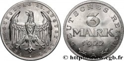 ALLEMAGNE 3 Mark Jour de la Constitution 1922 Berlin