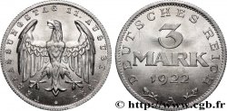ALEMANIA 3 Mark Jour de la Constitution 1922 Berlin