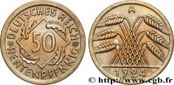 ALLEMAGNE 50 Rentenpfennig gerbe de blé 1924 Berlin