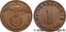 ALLEMAGNE 1 Reichspfennig aigle et swastika 1937 Stuttgart