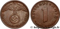 GERMANY 1 Reichspfennig aigle et swastika 1938 Munich