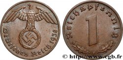 ALLEMAGNE 1 Reichspfennig aigle et swastika 1938 Stuttgart