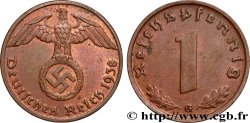 GERMANY 1 Reichspfennig aigle et swastika 1938 Karlsruhe
