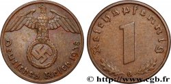 ALLEMAGNE 1 Reichspfennig aigle et swastika 1938 Karlsruhe