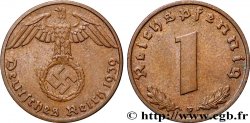 ALLEMAGNE 1 Reichspfennig aigle et swastika 1939 Stuttgart