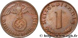 ALEMANIA 1 Reichspfennig aigle et swastika 1939 Karlsruhe