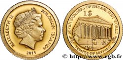 ÎLES SALOMON 1 Dollar Proof Temple d’Artémis à Éphèse 2013 