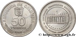 COLOMBIA 50 Pesos centenaire de la constitution nationale 1997 Ibagué EBC 