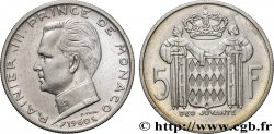 MONACO 5 Francs Prince Rainier III 1960 Paris
