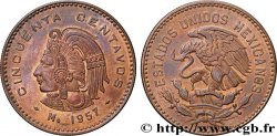 MEXIQUE 50 Centavos Aigle 1957 Mexico
