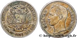 VENEZUELA 2 Bolivares Simon Bolivar 1936 Philadelphie