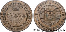 BRÉSIL - JEAN VI 20 Réis 1820 Rio de Janeiro