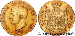 ITALIE - ROYAUME D ITALIE - NAPOLÉON Ier 40 Lire 1808 Milan