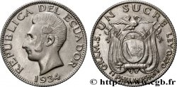 ECUADOR 1 Sucre 1934 Philadelphie