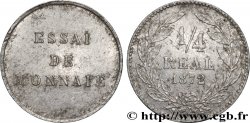 HONDURAS Essai 1/4 de réal du revers adopté en 1869-1870 1872 Paris