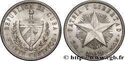 CUBA 20 Centavos 1949 Philadelphie