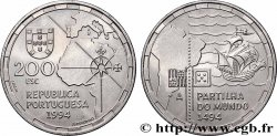 PORTUGAL 200 Escudos la partition du Monde en 1494 1994 Lisbonne