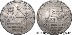 PORTUGAL 200 Escudos la partition du Monde en 1494 1994 Lisbonne