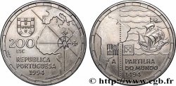 PORTUGAL 200 Escudos la partition du Monde en 1494 1994 Lisbonne