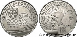 PORTUGAL 200 Escudos Christophe Colomb 1991 Lisbonne