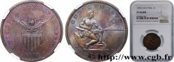 PHILIPPINES 1 Centavo PROOF Administration Américaine forgeron et Mont Mayon 1903 