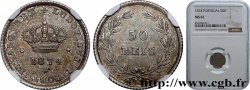PORTUGAL - ROYAUME DU PORTUGAL - LOUIS Ier 50 Réis  1874 Lisbonne