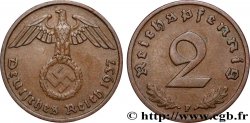 GERMANY 2 Reichspfennig 1937 Stuttgart - F