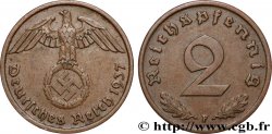 ALLEMAGNE 2 Reichspfennig 1937 Stuttgart - F