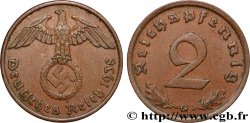 DEUTSCHLAND 2 Reichspfennig 1938 Karlsruhe