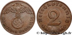 DEUTSCHLAND 2 Reichspfennig 1939 Vienne