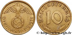 ALLEMAGNE 10 Reichspfennig aigle surmontant une swastika 1938 Berlin