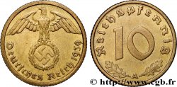 DEUTSCHLAND 10 Reichspfennig 1939 Berlin
