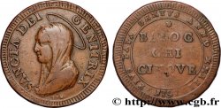 ITALIE - ÉTATS DU PAPE - PIE VI (Jean-Ange Braschi) 5 Baiocchi an XXIII 1797 Rome