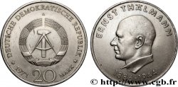 GERMAN DEMOCRATIC REPUBLIC 20 Mark Ernst Thälmann 1971 Berlin