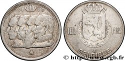 BELGIQUE 100 Francs portraits des quatre rois de Belgique, légende française 1950 Bruxelles