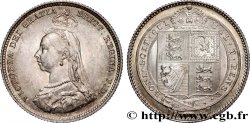 ROYAUME-UNI 1 Shilling Victoria buste du jubilé 1887 
